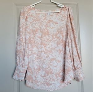 (2/$16) Pale Pink and White Dress Shirt